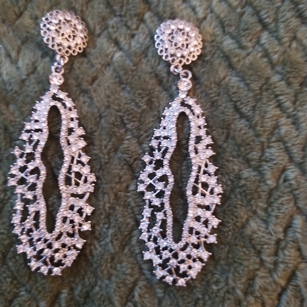 Elegant Silver Dangle Earrings